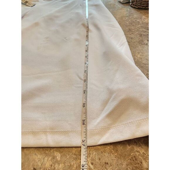 Glamour NWT crisp white ruffle pouf sleeve bodycon dress size 12 - Picture 8 of 10